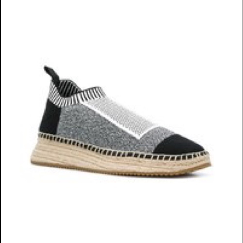 Alexander Wang Dylan low Combo Knit Sneakers.